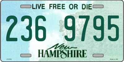 NH license plate 2369795