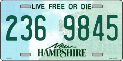 NH license plate 2369845