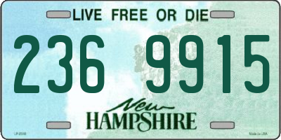 NH license plate 2369915