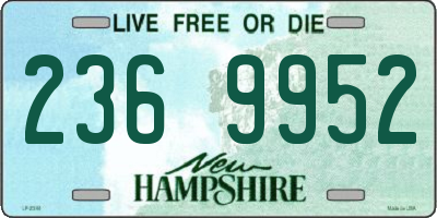 NH license plate 2369952