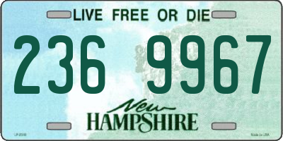 NH license plate 2369967