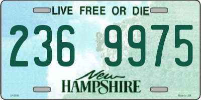NH license plate 2369975