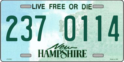 NH license plate 2370114