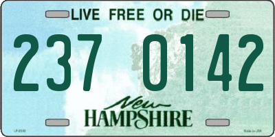 NH license plate 2370142