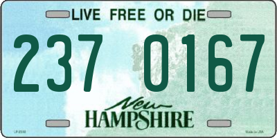 NH license plate 2370167