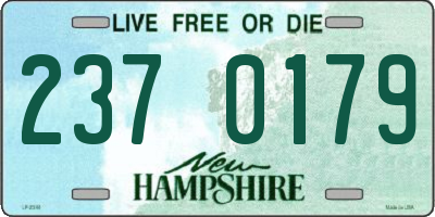 NH license plate 2370179