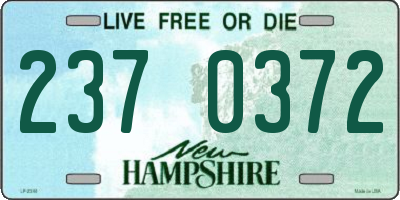 NH license plate 2370372