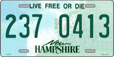 NH license plate 2370413