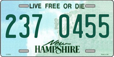 NH license plate 2370455