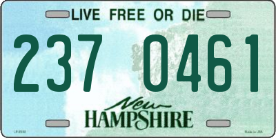 NH license plate 2370461