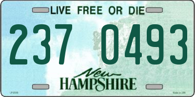 NH license plate 2370493