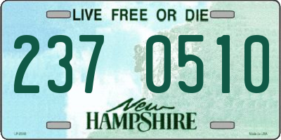 NH license plate 2370510