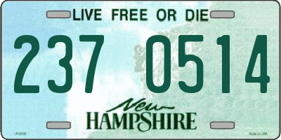 NH license plate 2370514