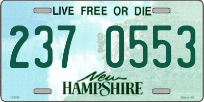 NH license plate 2370553