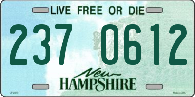 NH license plate 2370612