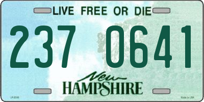 NH license plate 2370641
