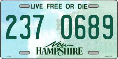 NH license plate 2370689
