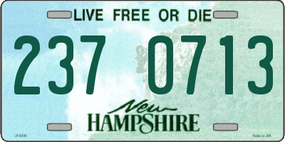 NH license plate 2370713