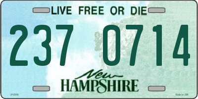 NH license plate 2370714