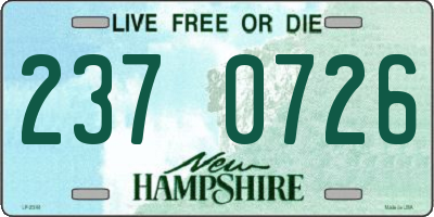 NH license plate 2370726