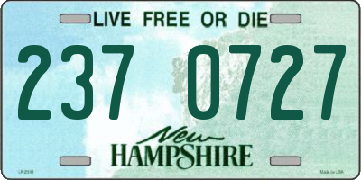 NH license plate 2370727