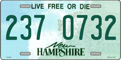 NH license plate 2370732