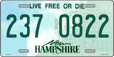 NH license plate 2370822