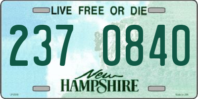 NH license plate 2370840