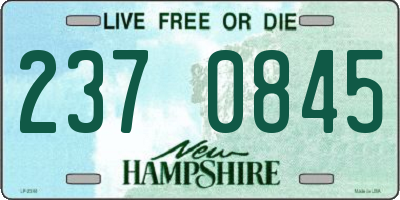 NH license plate 2370845