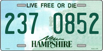 NH license plate 2370852