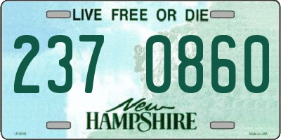 NH license plate 2370860