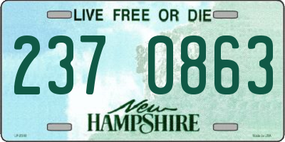 NH license plate 2370863