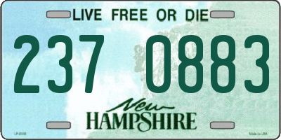 NH license plate 2370883
