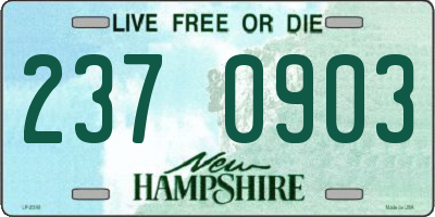 NH license plate 2370903