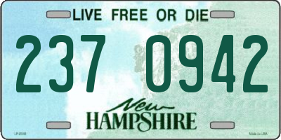 NH license plate 2370942