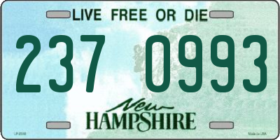 NH license plate 2370993