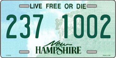NH license plate 2371002