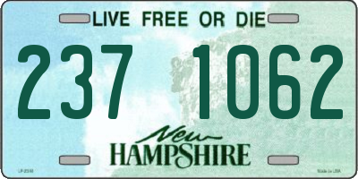 NH license plate 2371062