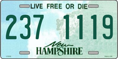 NH license plate 2371119