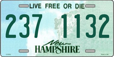NH license plate 2371132