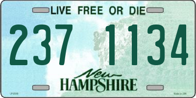 NH license plate 2371134