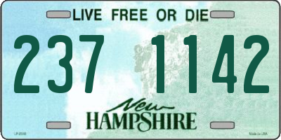 NH license plate 2371142