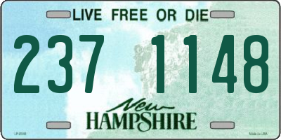 NH license plate 2371148