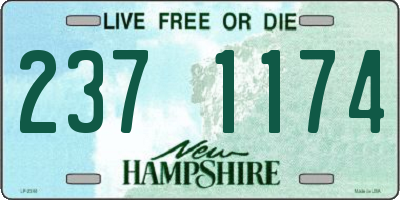 NH license plate 2371174