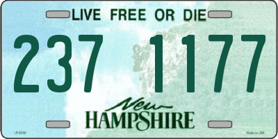 NH license plate 2371177