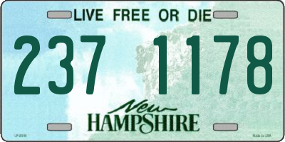 NH license plate 2371178