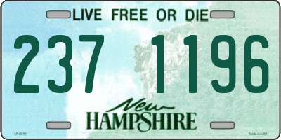 NH license plate 2371196