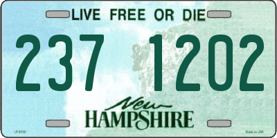NH license plate 2371202