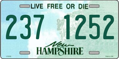 NH license plate 2371252