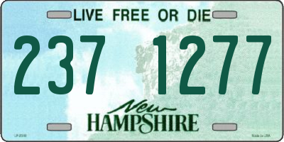 NH license plate 2371277